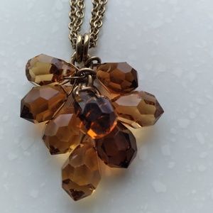 Costume Jewelry 8 Pendants Necklace